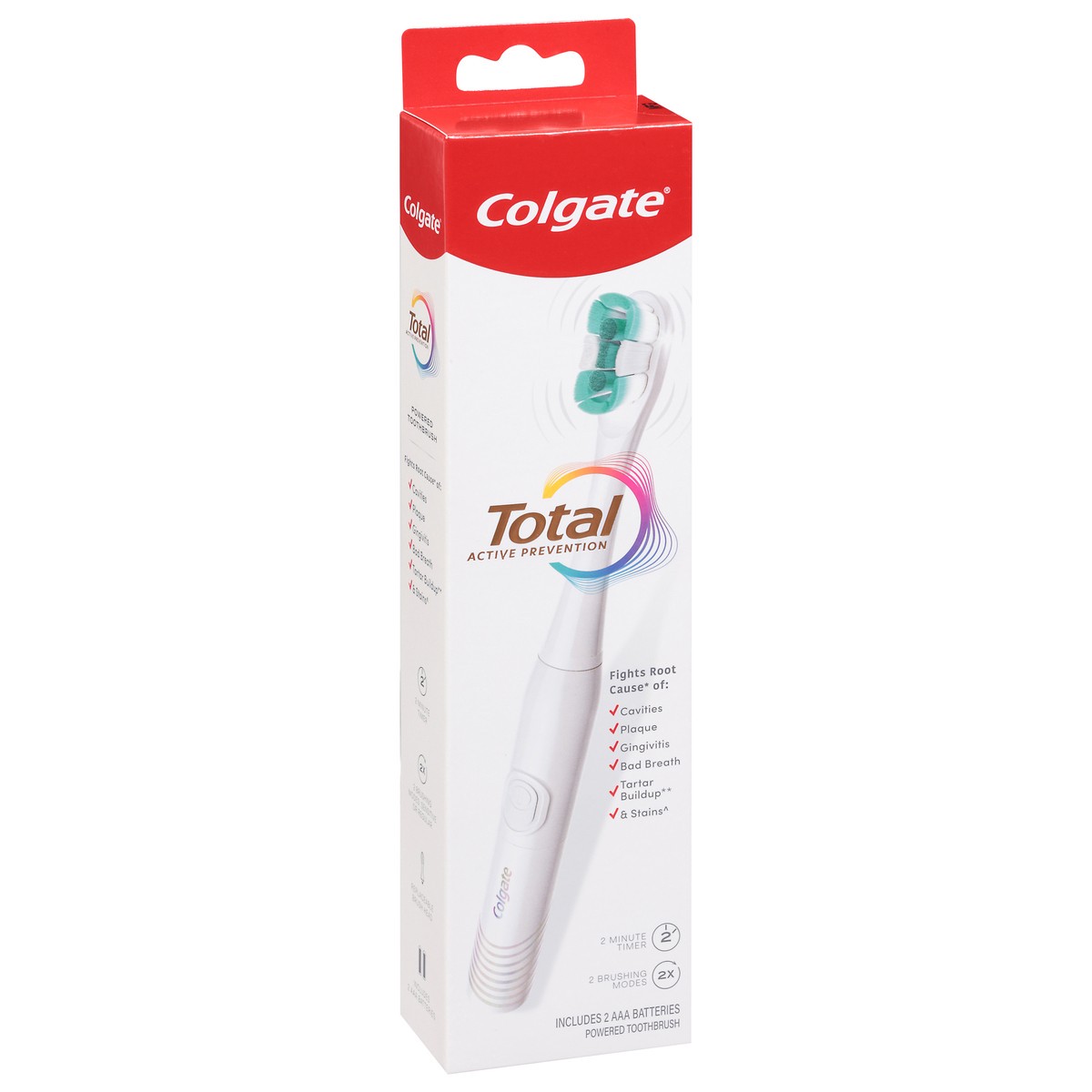 slide 11 of 11, Colgate Total Active Prevention Powered Toothbrush 1 ea, 1 ct