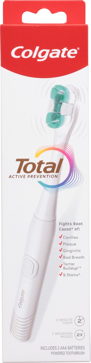 slide 5 of 11, Colgate Total Active Prevention Powered Toothbrush 1 ea, 1 ct