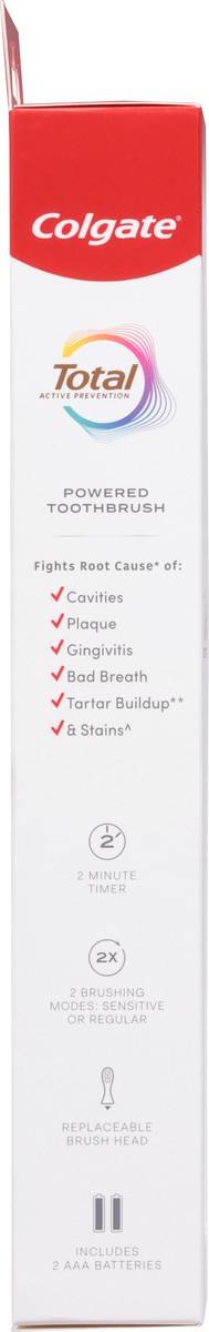 slide 4 of 11, Colgate Total Active Prevention Powered Toothbrush 1 ea, 1 ct