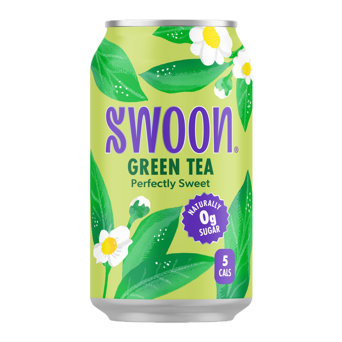 slide 1 of 5, Swoon Green Tea, 12 fl oz