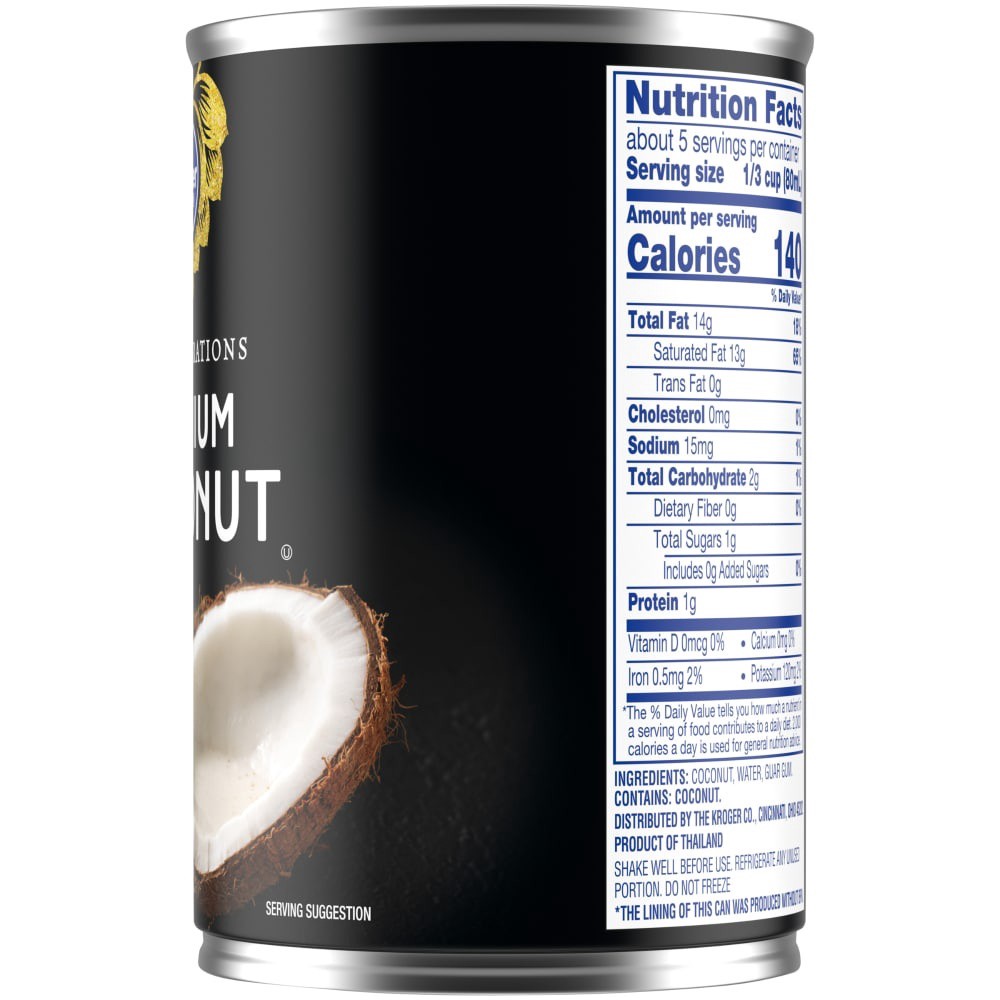slide 3 of 3, Kroger Premium Coconut Milk, 13.5 fl oz