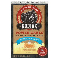Kodiak Cakes Flapjack & Waffle Mix, Birthday Cake, 18 oz