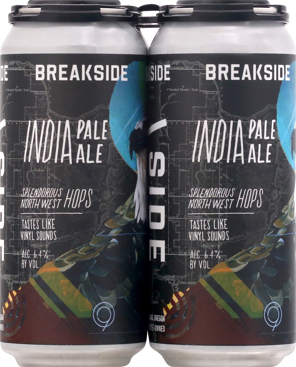 slide 2 of 9, Breakside India Pale Ale Beer 4 ea, 4 ct; 16 fl oz
