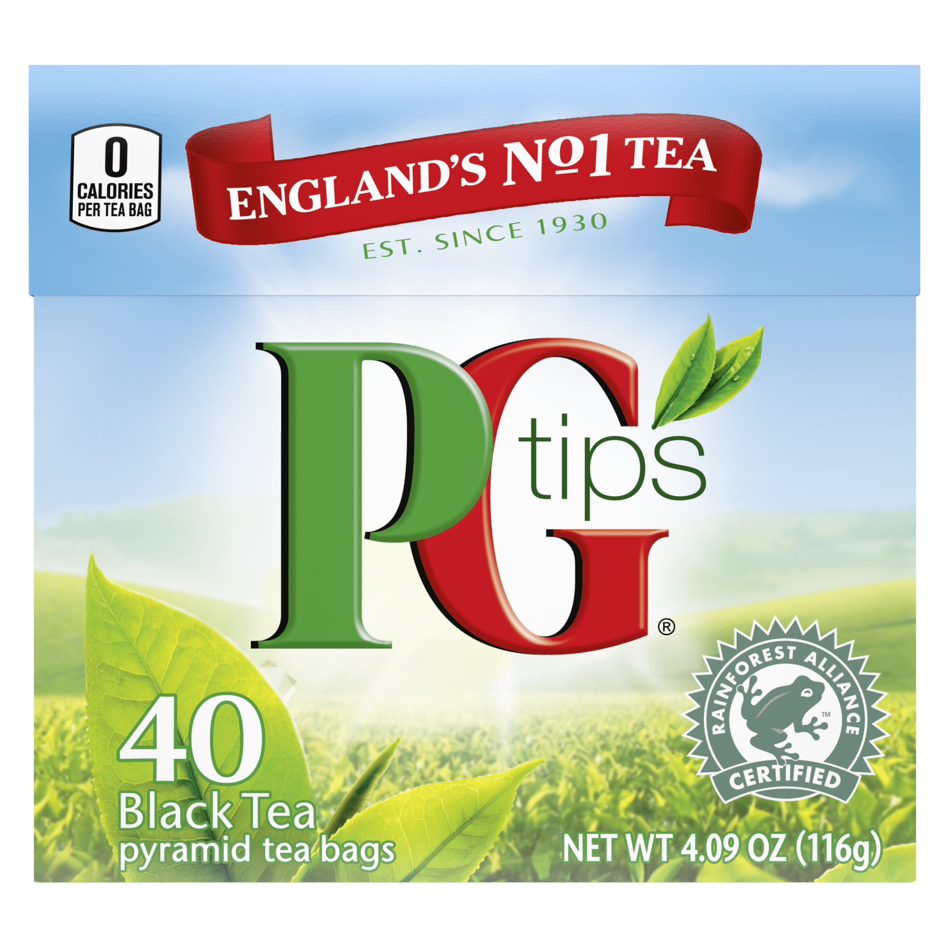 slide 4 of 4, PG Tips Black Tea 40 Pyramid Tea Bags, 40 ct