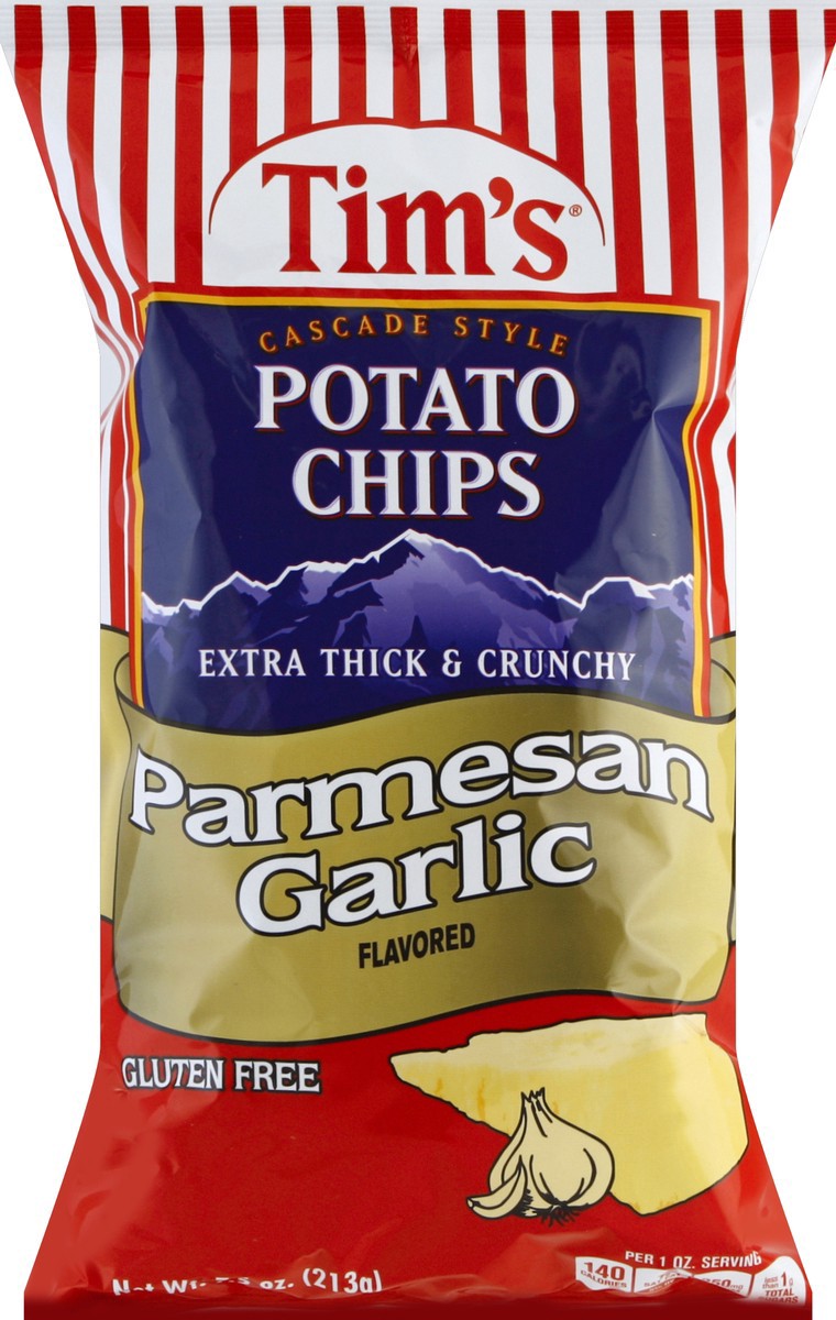 slide 4 of 7, Tim's Potato Chips 7.5 oz, 7.5 oz