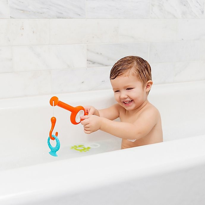 slide 2 of 3, Boon CAST Fishing Pole Bath Toy - Orange/Multi, 1 ct