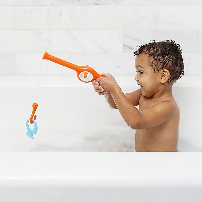 slide 3 of 3, Boon CAST Fishing Pole Bath Toy - Orange/Multi, 1 ct