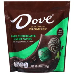 Dove Promises Silky Smooth Dark Chocolate & Mint Swirl 6.74 oz