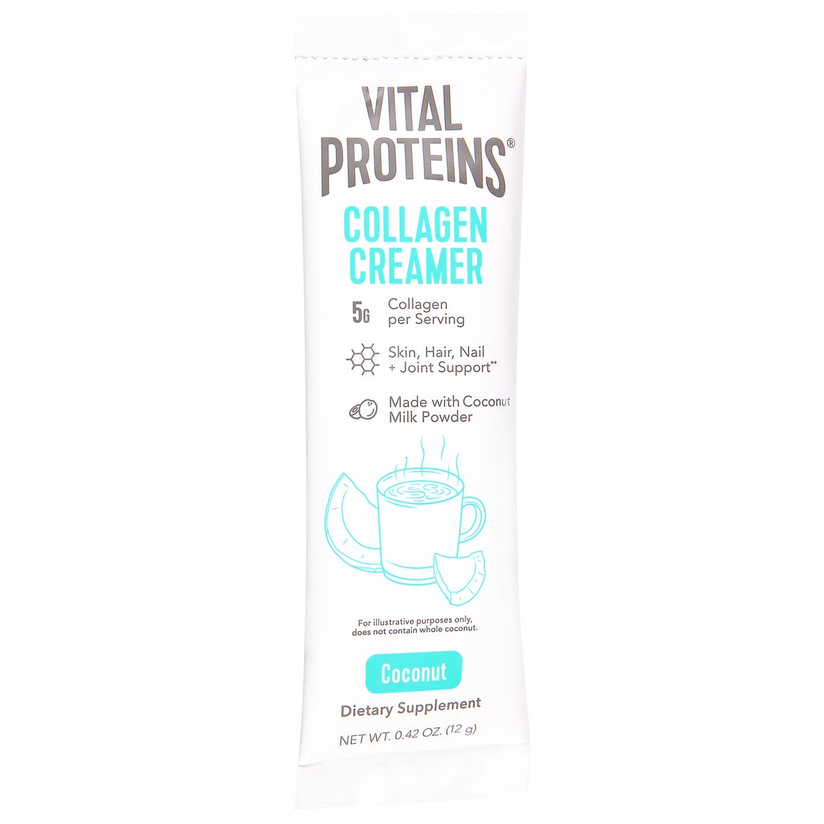 slide 9 of 13, Vital Proteins Coconut Collagen Creamer 0.42 oz, 0.42 oz