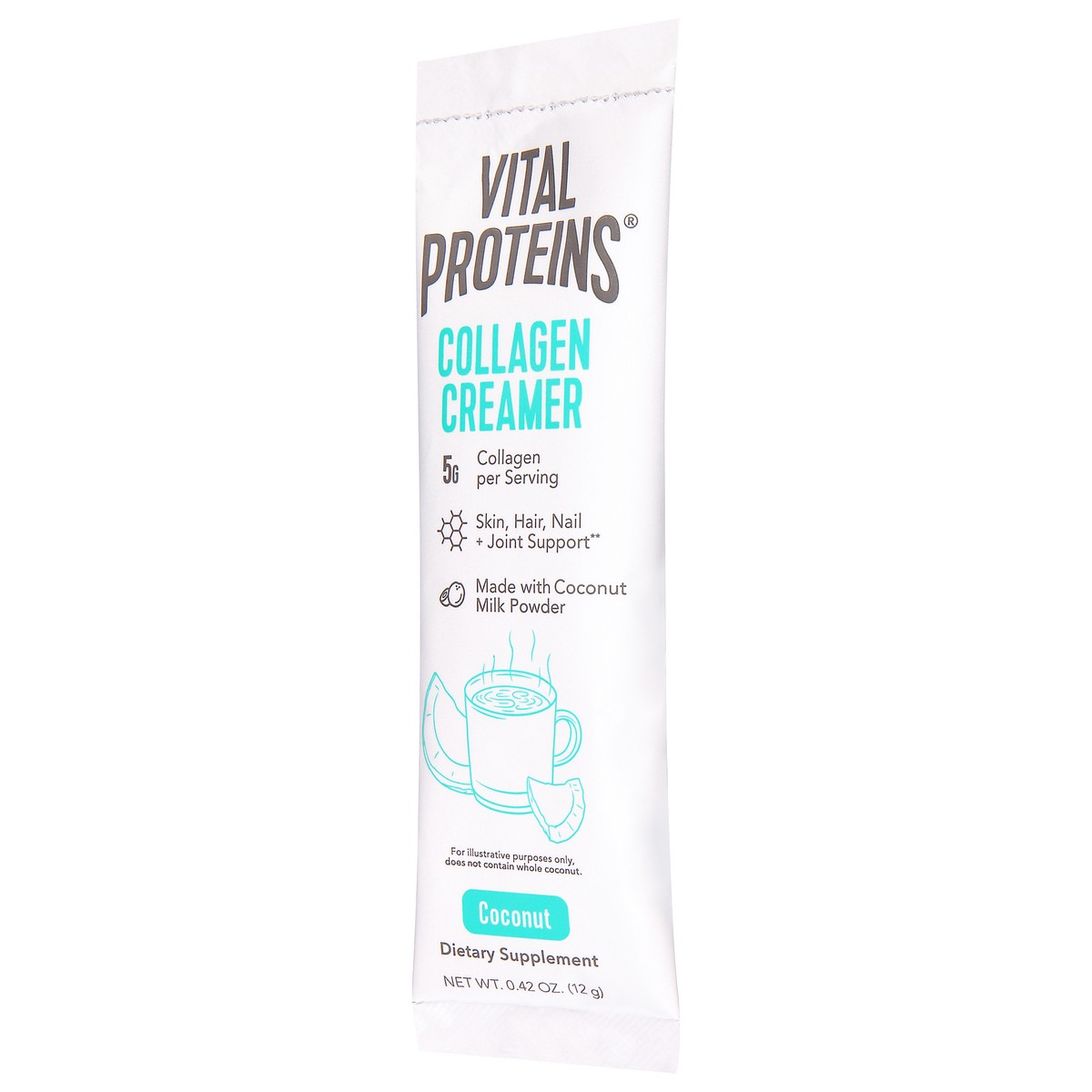 slide 10 of 13, Vital Proteins Coconut Collagen Creamer 0.42 oz, 0.42 oz