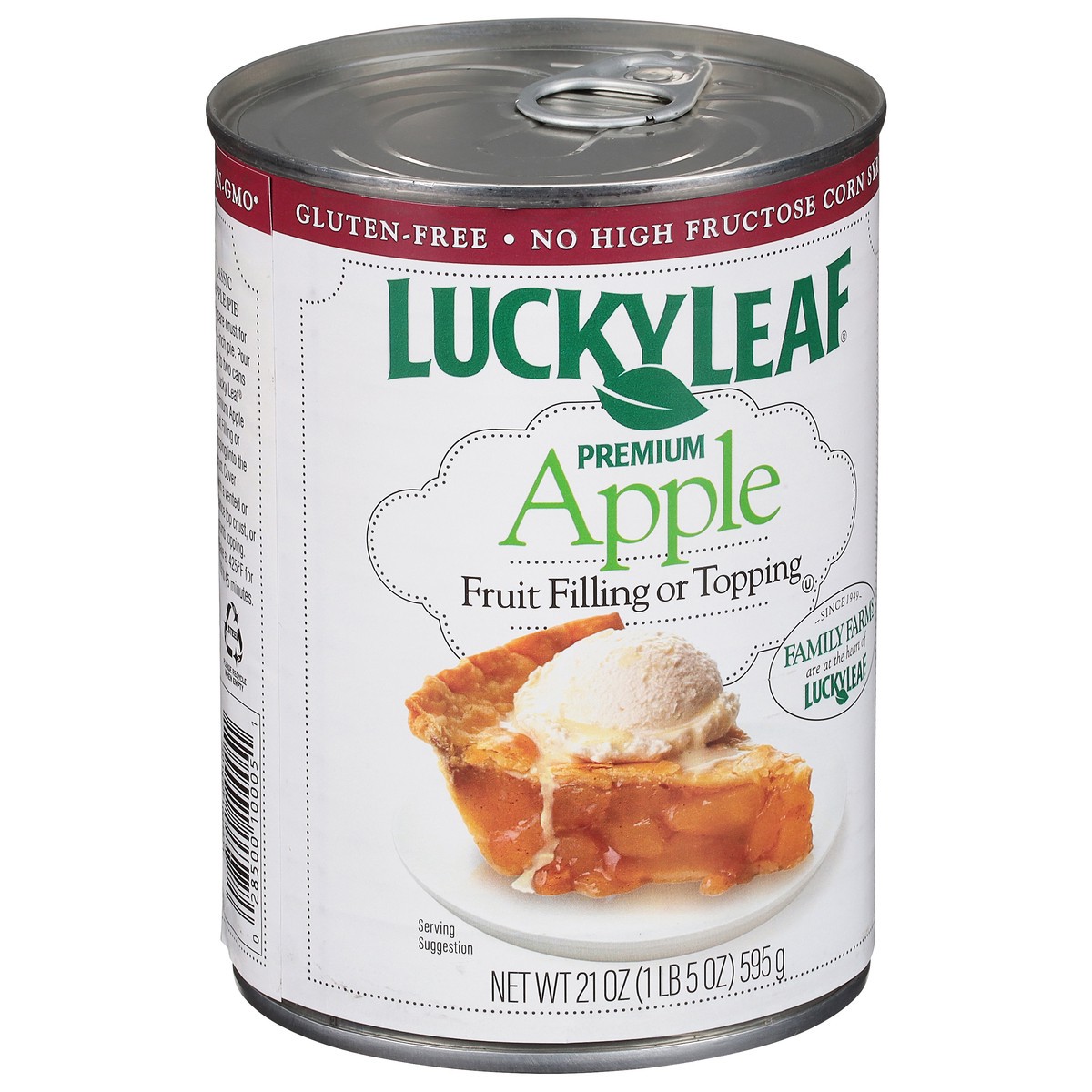 slide 7 of 9, Lucky Leaf Premium Apple Fruit Filling or Topping 21 oz, 21 oz