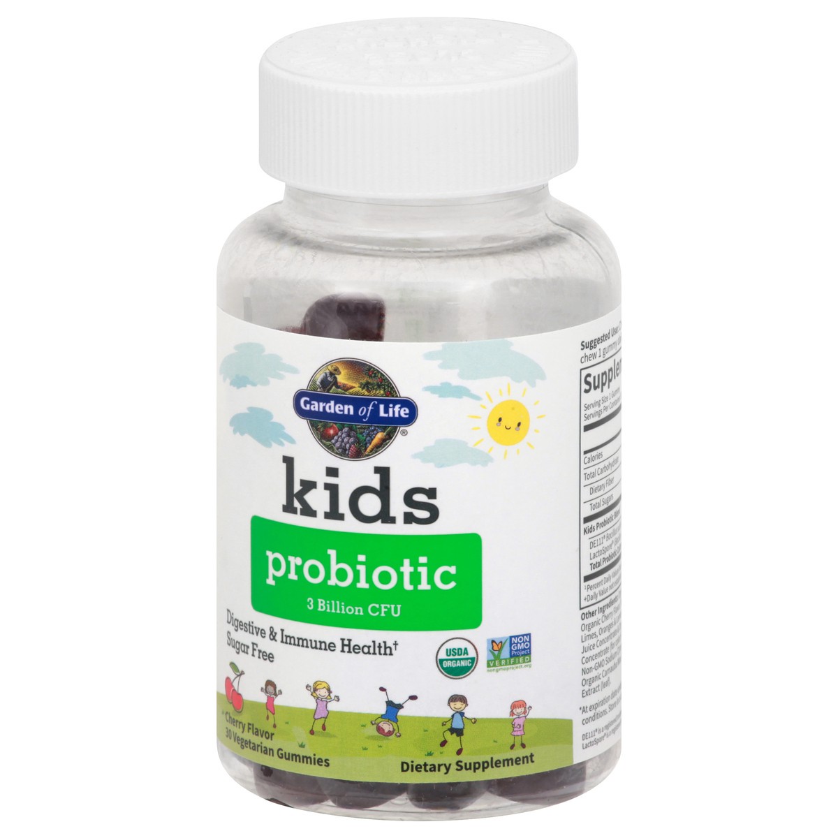 slide 2 of 11, Garden of Life Kids Vegetarian Gummies Cherry Flavor Probiotic 30 ea, 1 ct