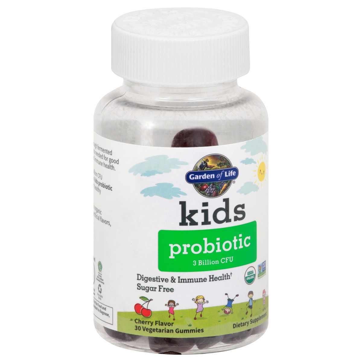 slide 3 of 11, Garden of Life Kids Vegetarian Gummies Cherry Flavor Probiotic 30 ea, 1 ct
