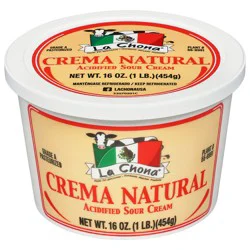 La Chona Crema Natural