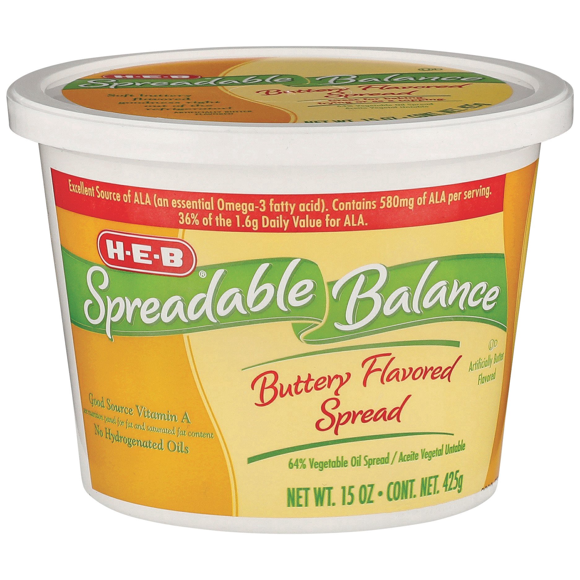 slide 1 of 1, H-B Spreadable Balance Buttery Spread - 15 oz, 15 oz