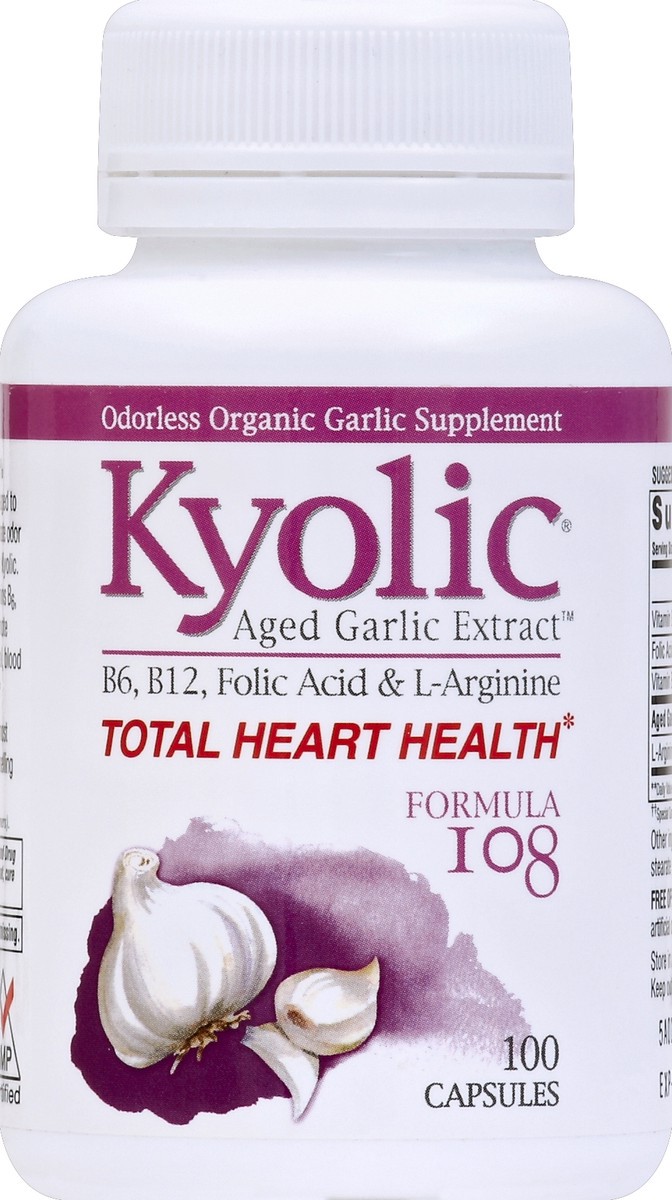 slide 1 of 3, Kyolic Aged Garlic Extract 100 ea, 100 ct