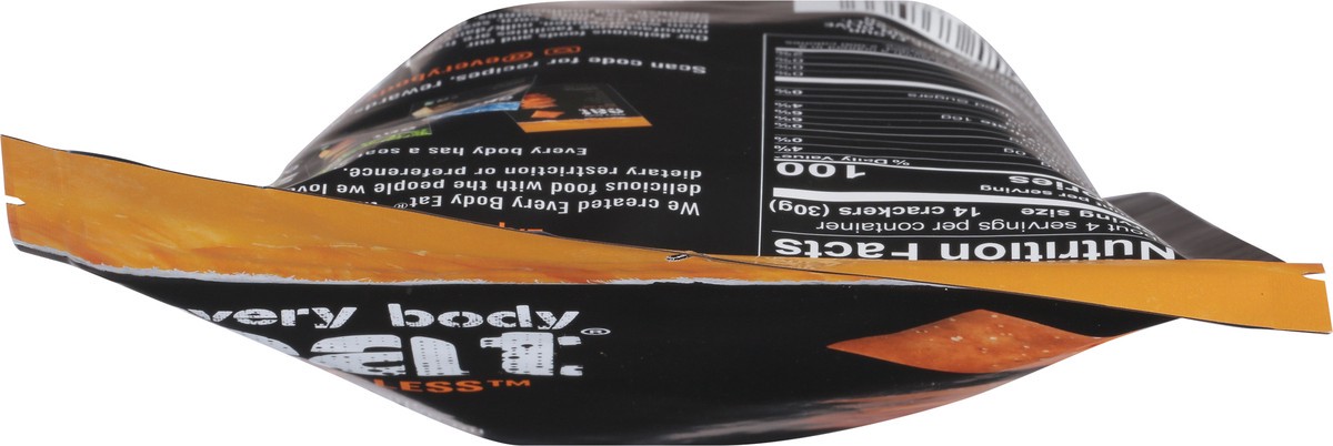 slide 8 of 9, Every Body Eat Cheese-Less Thins 4 oz, 4 oz