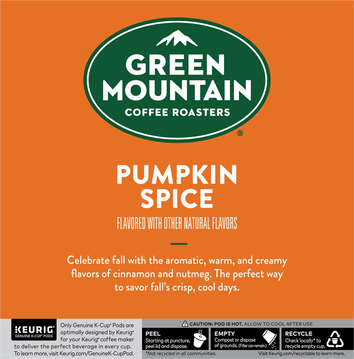 slide 8 of 8, Green Mountain Coffee Roasters Seasonal Selections Pumpkin Spice 32 Count, 32 ct