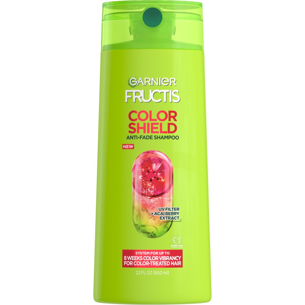 slide 1 of 12, Garnier Color Shield Fortifying Shampoo for Color-Treated Hair - 22 fl oz, 22 fl oz