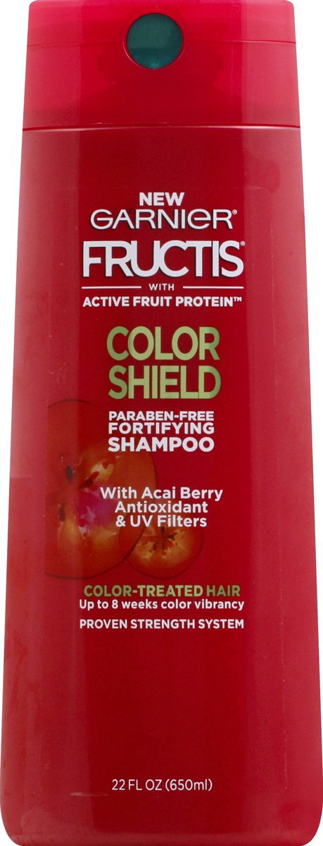 slide 8 of 12, Garnier Color Shield Fortifying Shampoo for Color-Treated Hair - 22 fl oz, 22 fl oz