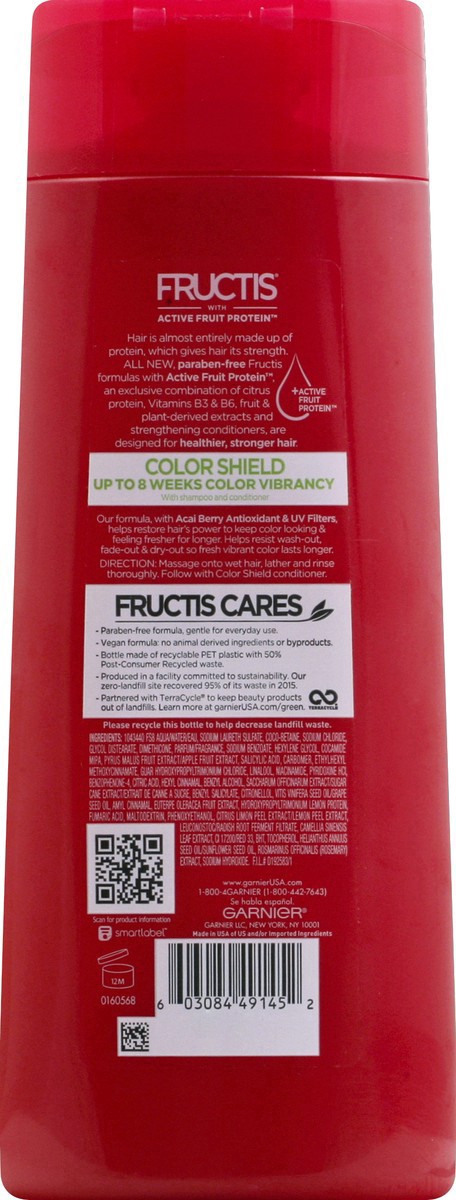 slide 9 of 12, Garnier Color Shield Fortifying Shampoo for Color-Treated Hair - 22 fl oz, 22 fl oz