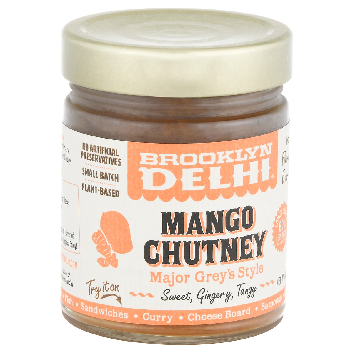 slide 12 of 12, Brooklyn Delhi Mango Chutney Major Grey's Style, 9 oz