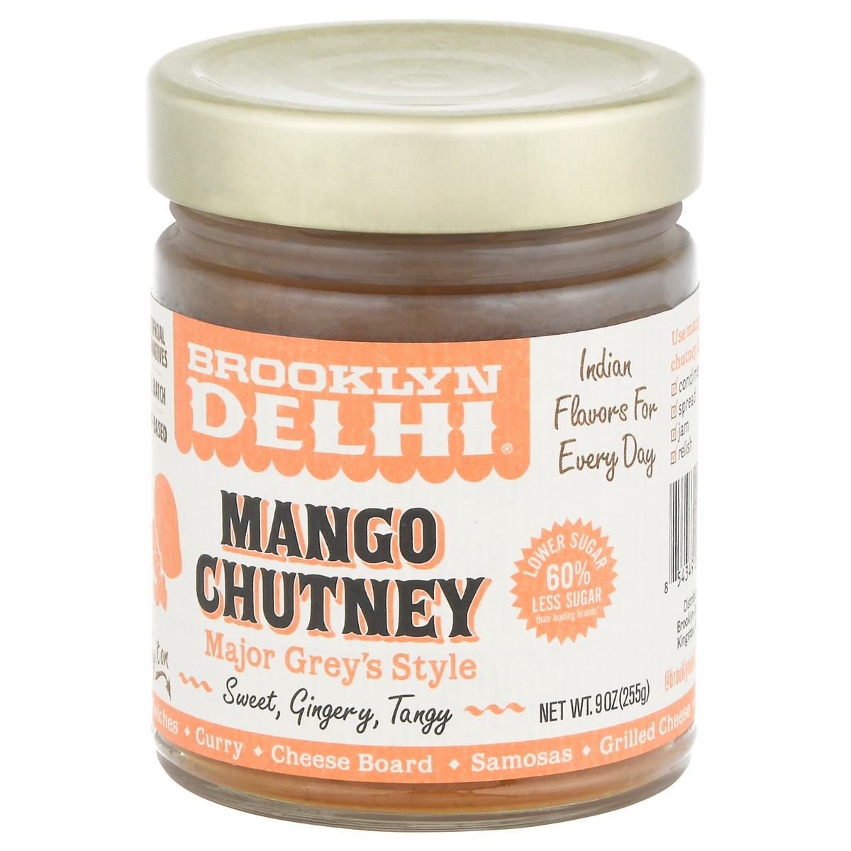 slide 4 of 12, Brooklyn Delhi Mango Chutney Major Grey's Style, 9 oz