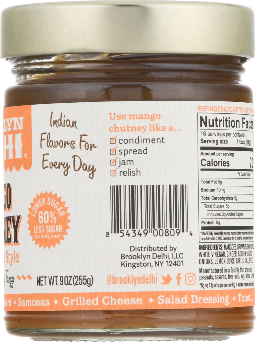 slide 11 of 12, Brooklyn Delhi Mango Chutney Major Grey's Style, 9 oz