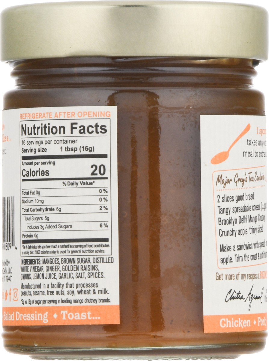 slide 7 of 12, Brooklyn Delhi Mango Chutney Major Grey's Style, 9 oz
