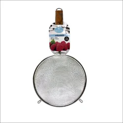 Culinary Edge 7-Inch Stainless Steel Chef's Knife With Wood Handle