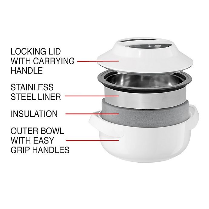 1-qt. Insulated Serving Bowl