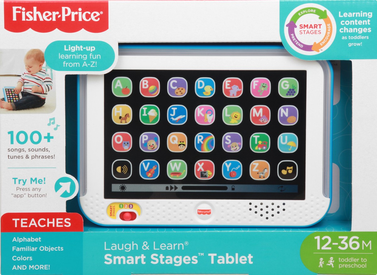 slide 6 of 9, Fisher-Price Laugh & Learn 12-36M Smart Stages Tablet 1 ea, 1 ea