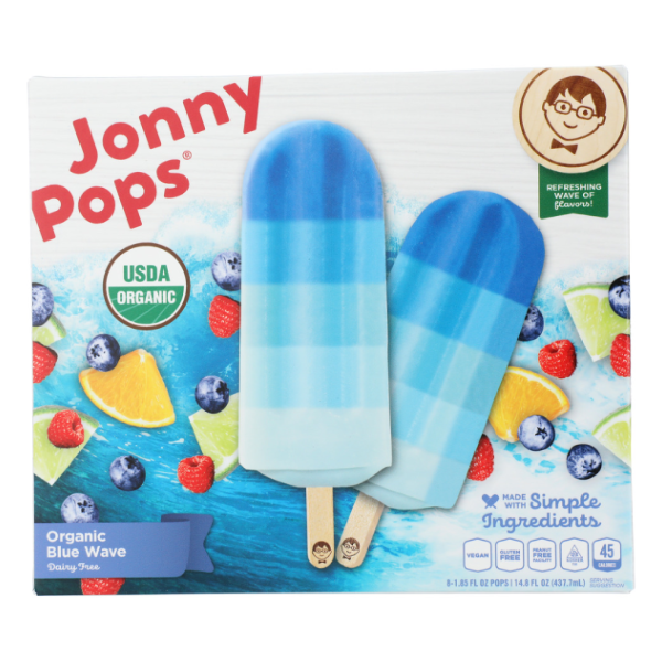 slide 1 of 1, Jonny Pops Blue Wave, 14.8 oz