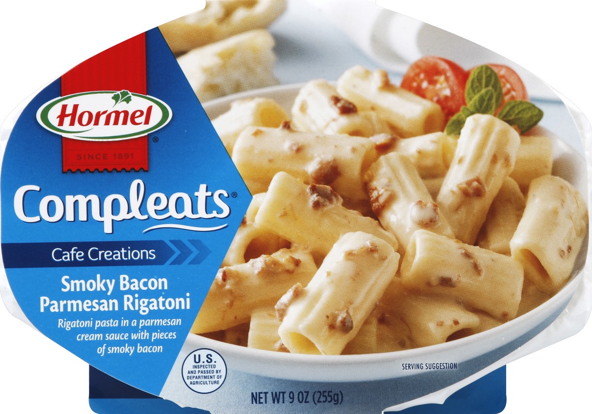 slide 4 of 4, Hormel Compleats Smokey Bacon Parmesan Rigatoni, 9 oz