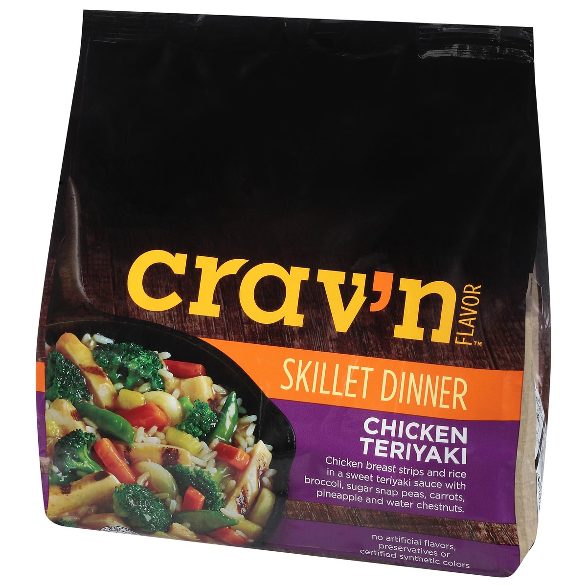 slide 4 of 4, Crav'n Flavor Chicken Teriyaki Skillet Dinner 21 oz, 21 oz