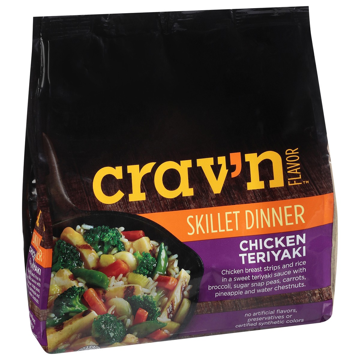 slide 2 of 4, Crav'n Flavor Chicken Teriyaki Skillet Dinner 21 oz, 21 oz