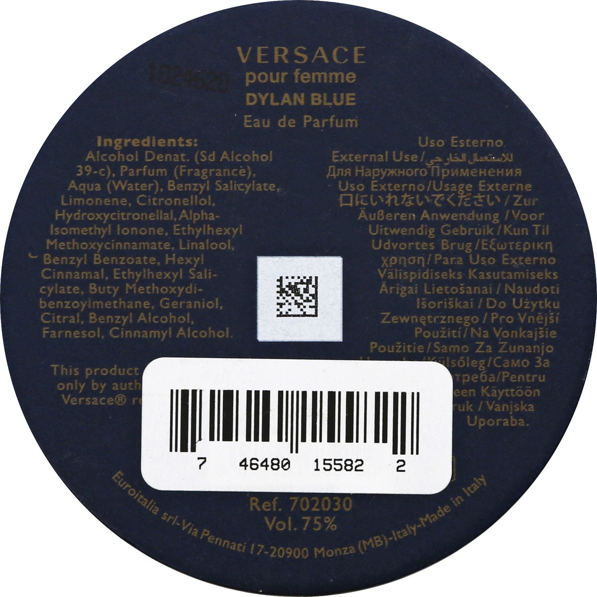 slide 8 of 12, Versace Dylan Blue Natural Spray Eau De Parfum 50 ml, 50 ml