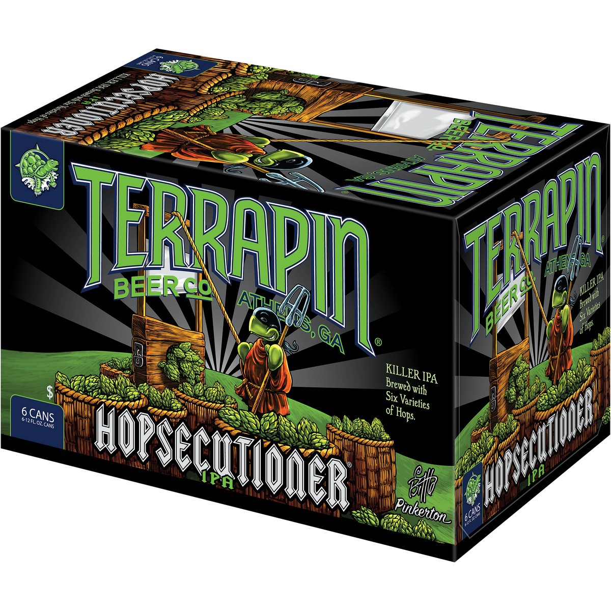 slide 5 of 9, Terrapin Beer Co. Hopsecutioner IPA Beer, 6 ct; 12 fl oz