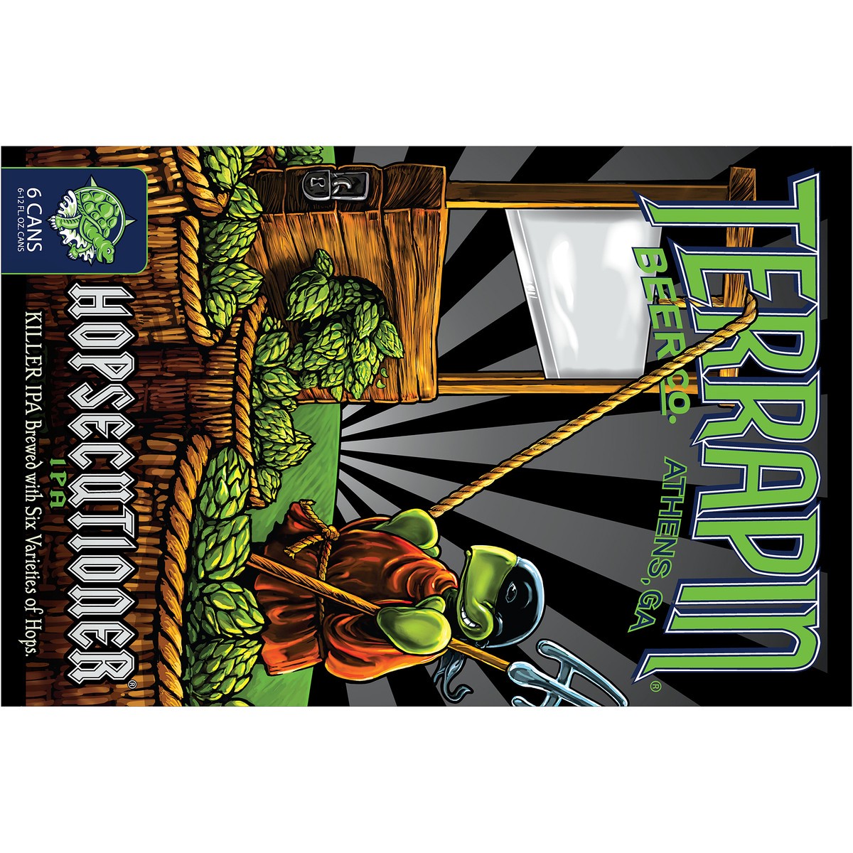 slide 9 of 9, Terrapin Beer Co. Hopsecutioner IPA Beer, 6 ct; 12 fl oz