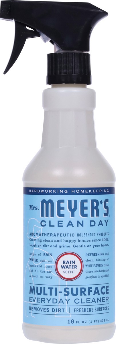 slide 7 of 12, Mrs. Meyer's Multi-Surface Rain Water Everyday Cleaner 16 fl oz, 16 fl oz
