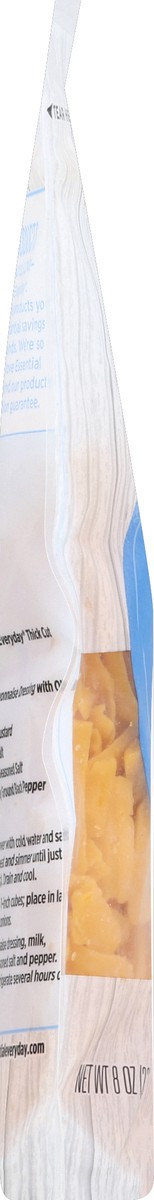 slide 3 of 6, Essential Everyday Cheese, Mild Cheddar, Thick Cut, 8 oz