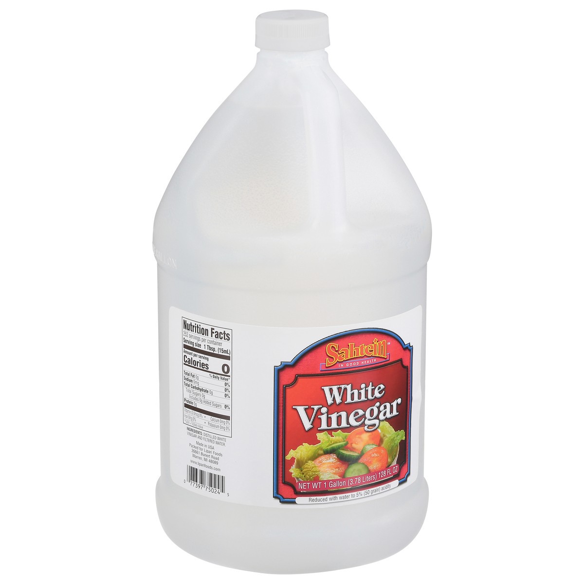 slide 3 of 14, Sahtein White Vinegar, 1 gal