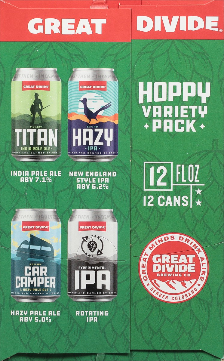 slide 5 of 12, Great Divide Brewing Co. Hoppy Beer Variety Pack 12 - 12 fl oz Cans, 12 ct