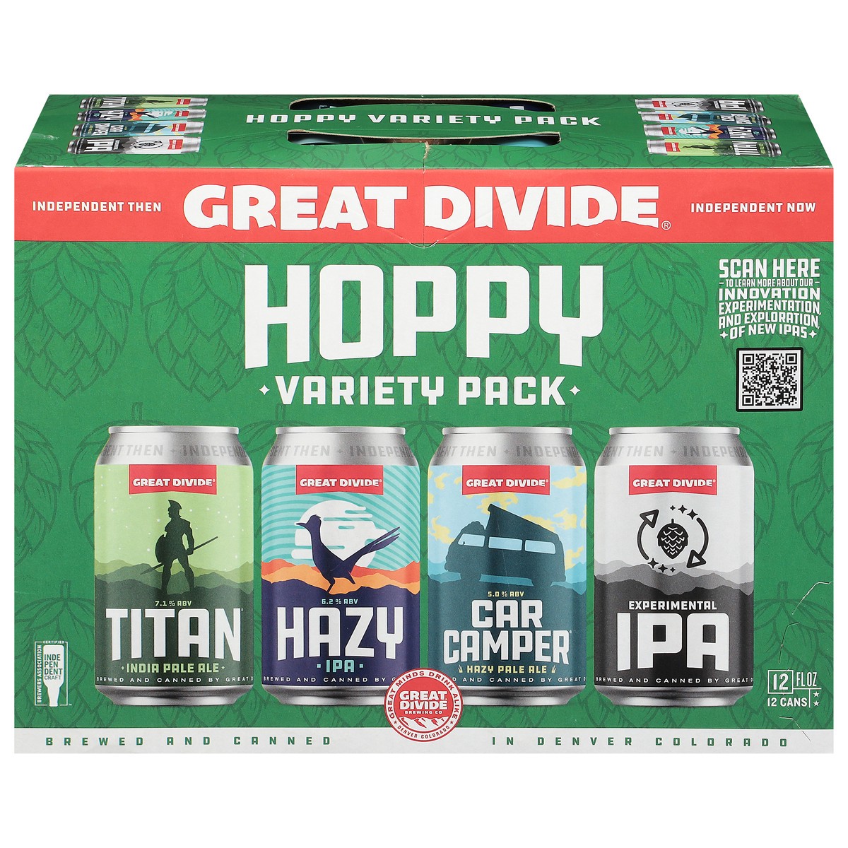 slide 12 of 12, Great Divide Brewing Co. Hoppy Beer Variety Pack 12 - 12 fl oz Cans, 12 ct