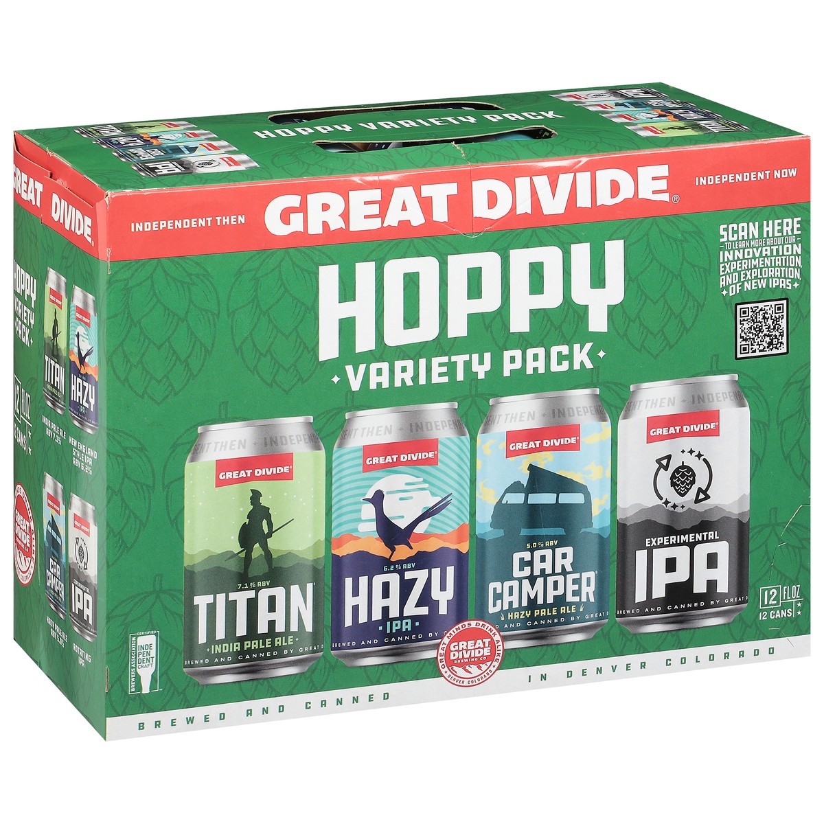 slide 2 of 12, Great Divide Brewing Co. Hoppy Beer Variety Pack 12 - 12 fl oz Cans, 12 ct