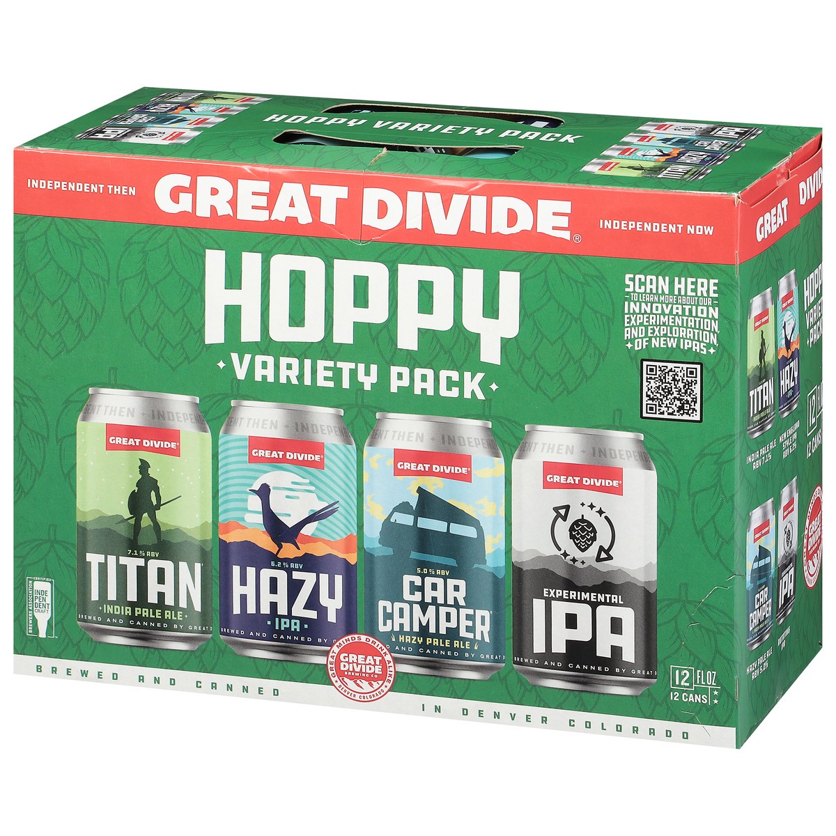 slide 10 of 12, Great Divide Brewing Co. Hoppy Beer Variety Pack 12 - 12 fl oz Cans, 12 ct