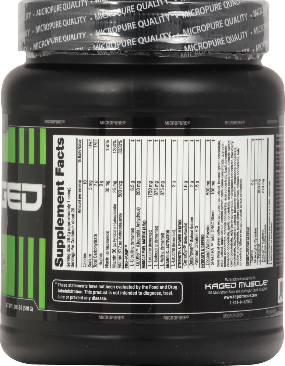 slide 3 of 11, Kaged Muscle Amino Synergy Pre-Workout Primer 1.30 lb, 1.3 lb