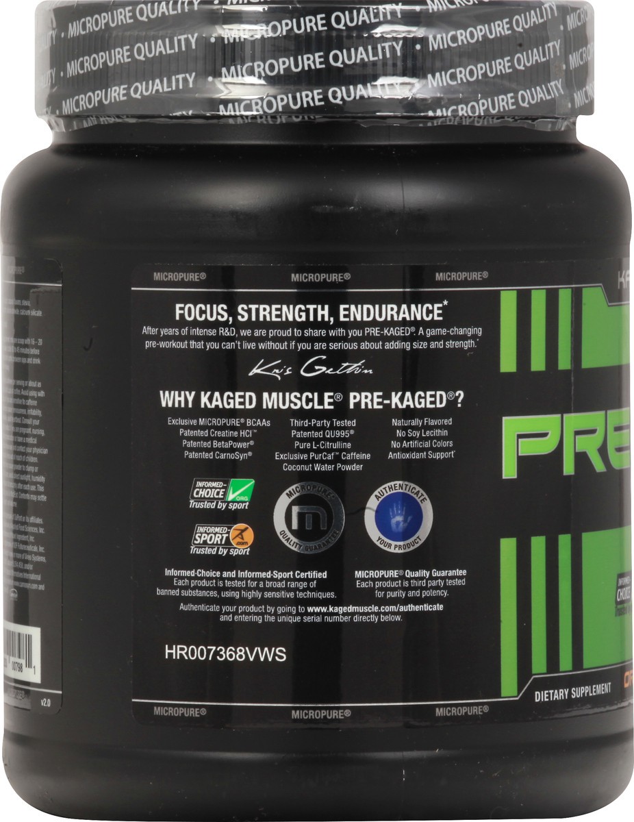 slide 10 of 11, Kaged Muscle Amino Synergy Pre-Workout Primer 1.30 lb, 1.3 lb