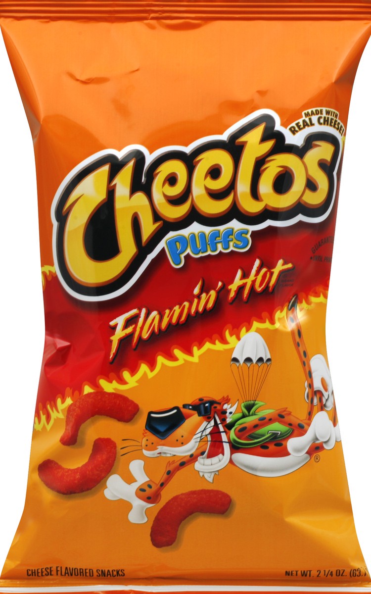 slide 5 of 6, Cheetos Flamin Hot Jumbo Puffs, 1 ct