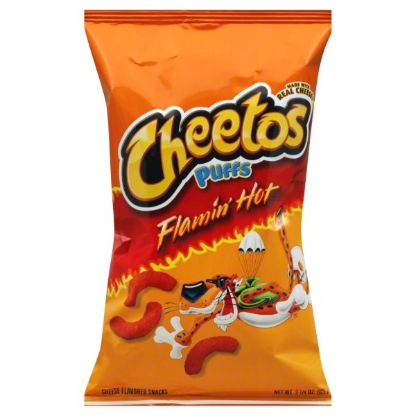 slide 1 of 6, Cheetos Flamin Hot Jumbo Puffs, 1 ct